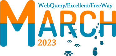 WebQuery/Excellent/FreeWay 新バージョン23.0.0（March）ロゴ